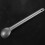 2Pcs Titanium Spoon 21.5cm x 3.9cm Camping Spoon Outdoor Tableware Long-Handled Titanium Spoon 7