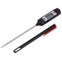 Professionele digitale vleesthermometer, roestvrijstalen thermometer met meerdere sondes voor binnenkeuken en buitenbarbecue, nauwkeurige directe