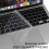 Capa protetora ultrafina para teclado do MacBook Pro de 13 polegadas com Touch Bar, resistente à água e poeira, feita de TPU premium. Compatível 1