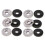 12Pcs Lock Nuts Flange for Makita 9523 Nut Inner Outer Kit Angle Grinder Tool 2 Specifications-Toothless, Toothed 1