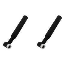 2X 250A Wp-26F Sr-26F Tig Welding Torch Black Flexible Body Nozzle Gas Cooled Torch 26 Series Welding Accessories