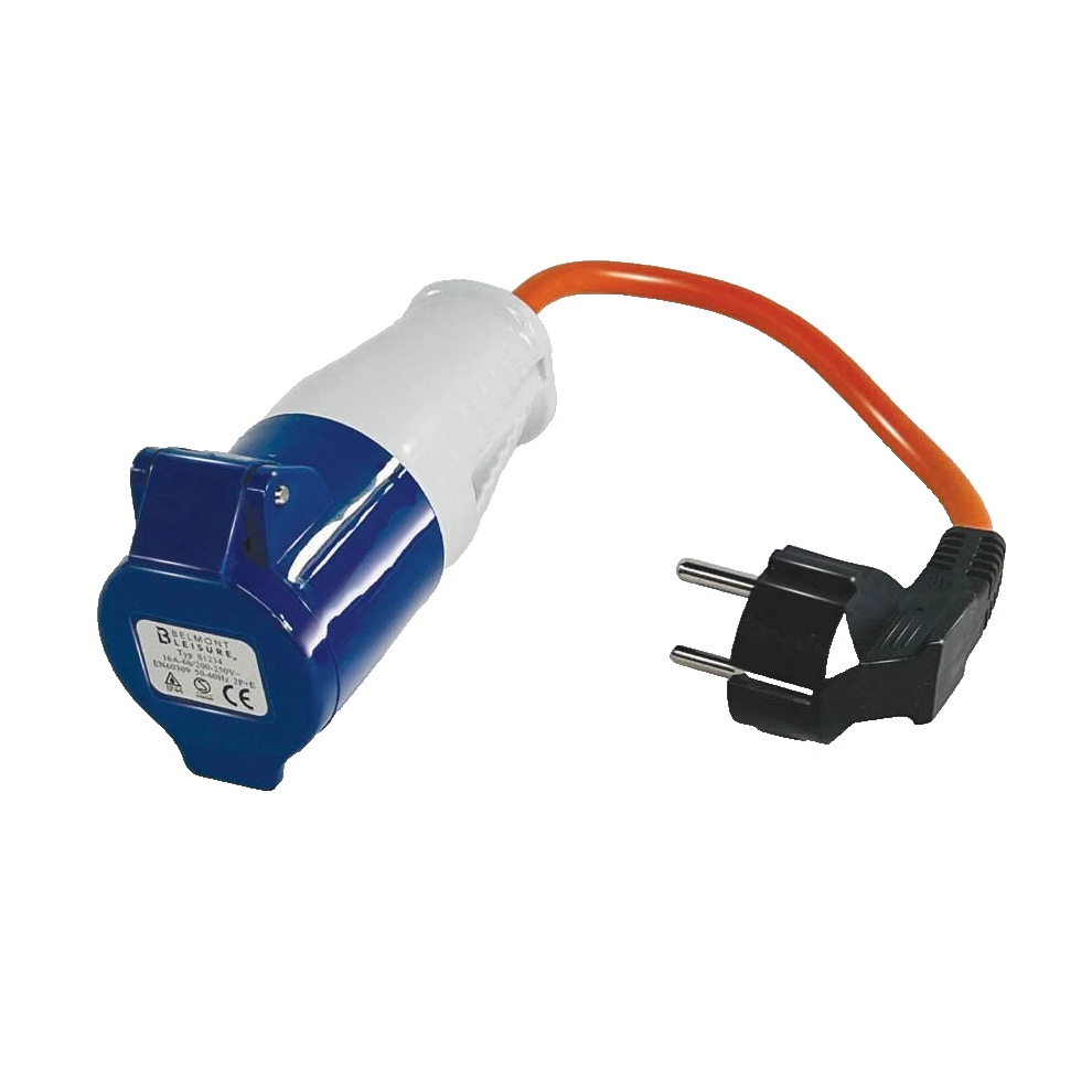Euro 2-Pin To 16A Hook-Up Adaptor For Europe Trips 5061075510172