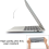 Protetor de teclado invisível para MacBook Air de 13 e 15 polegadas, design ultrafino, lavável e reutilizável, atóxico, alta transparência, 7