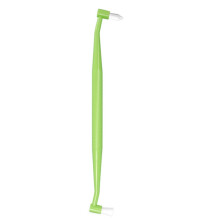 Dual-end Orthodontic Toothbrush with Angled Neck Design, Soft Bristle Toothbrush for Braces and Wisdom Teeth Detail Cleaning, Reusable Interspace Brus