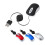 2X Mini USB Wired Mouse Retractable Cable Tiny Mouse 1600 DPI Optical Compact Travel Mice for Windows 98 2000 XP Vista 8