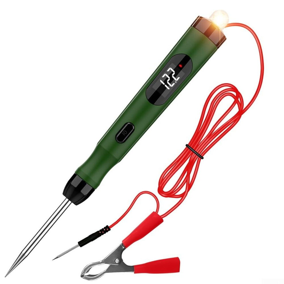 Circuit Tester, Digital Display Test Pen Dc Voltages Tester For Automotive Circuits Quick Voltage And Fault Detection 9412369681805