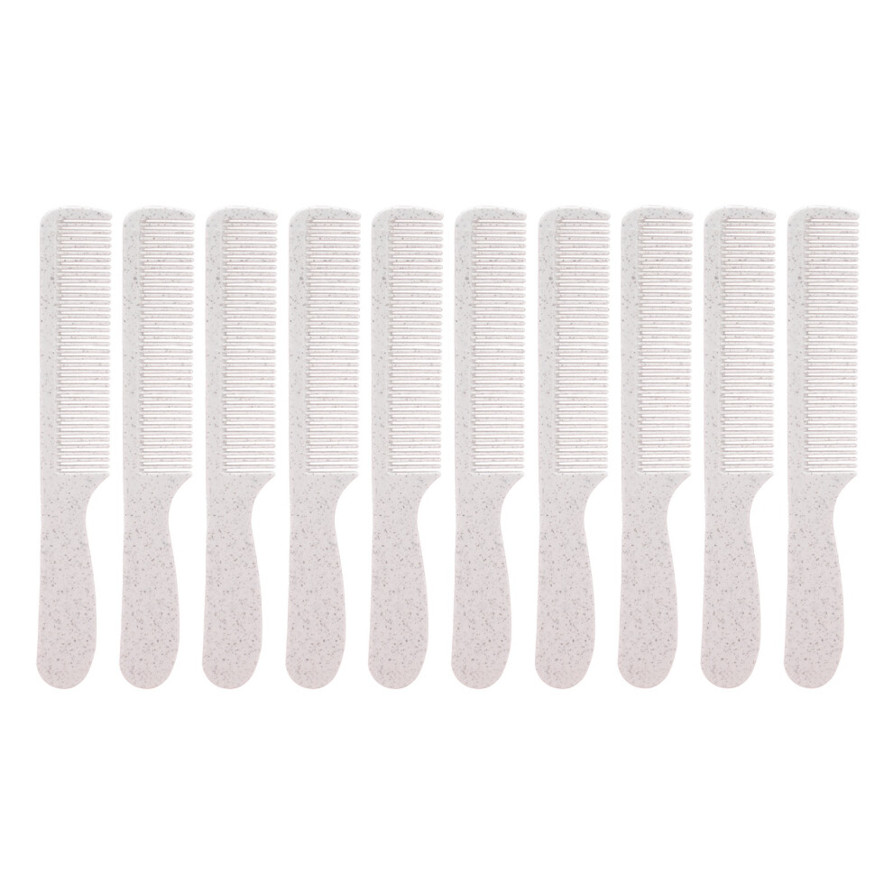 Unisex Professional Hair Stylist Combs Biodegradable Eco Friendly Disposable Comb Set Made From Wheat Straw Multipurpose Thumb Comb For Salon Home Use, Indiv