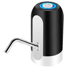 Pompe Ă eau avec tuyau en silicone alimentaire pour bouteilles de 18,9 L, facile Ă transporter, avec longue autonomie et chargement USB.