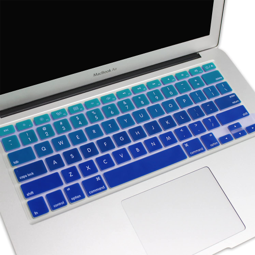 Protetor de teclado invisível para MacBook Air de 13 e 15 polegadas, design ultrafino, lavável e reutilizável, atóxico, alta transparência, 1