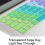 Protetor de teclado invisível para MacBook Air de 13 e 15 polegadas, design ultrafino, lavável e reutilizável, atóxico, alta transparência, 8