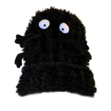 (Black) Plush Hats for Womens Cat Beanie Vintage Beanies Womens Hat Accessories Warm Beanies for Autumn Winter Yellow