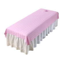 Salon sheet with face hole, soft beauty products, breathable, protection for massage beds, for home, hotel, adults, pink