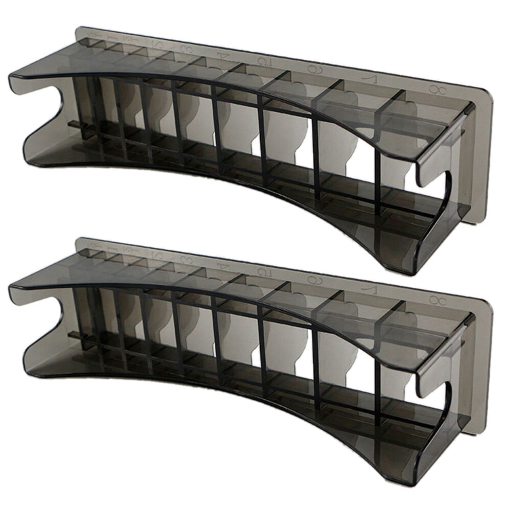 2X for WAHL Base Storage Box for Hair Clipper Trimmer Limit Comb Guide Comb Barber Tool Guide Combs