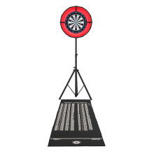 Dart Board Set LED Ring Light Tripod Stand Surround Kit