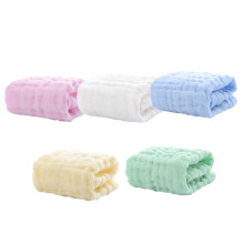 6Layer Cotton Face Towels for Babies Soft Newborn Burp Cloths 5Pack