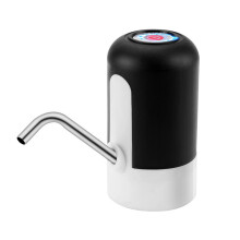 Pompe à eau portable pour bouteilles, facile à utiliser et rechargeable par USB. Fabriquée avec des matériaux de qualité alimentaire. Convient