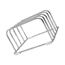 Planche à découper en acier antirouille, support de rangement