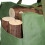 Heavy Duty Wooden Carrier Bag  Waterproof Foldable with Adjustable Strap 4