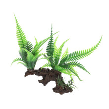 Artificial aquatic plants for aquariums, simulation of water grass for fish tanks, decoration for reptile cages, plastic plants