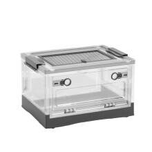 Reptiles Habitat Tanks Box Including Feeding Port-black