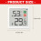 Professional Humidity Monitor Temperature Sensor Clear Display 3