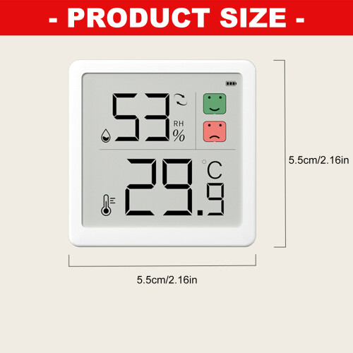 Professional Humidity Monitor Temperature Sensor Clear Display 2