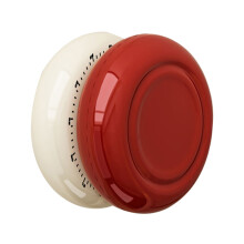 Minuterie de cuisine avec fixation magnétique, compte à-Rouge