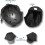 Snowboard Helmet with Adjustable Protection, Goggles Clip, Black/White 3
