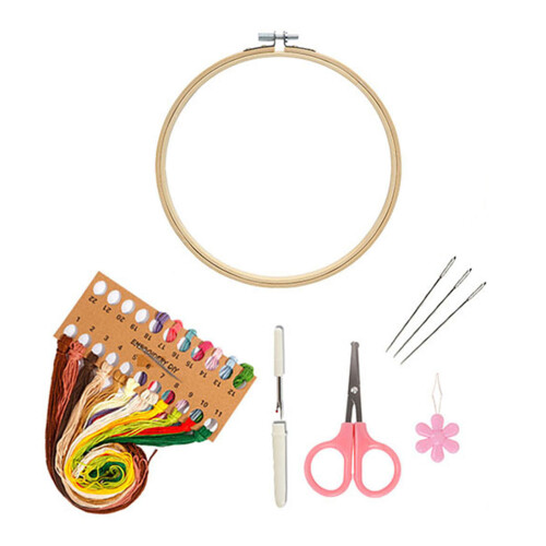 Ensemble de bricolage de broderie à la main, motif-DZ0406