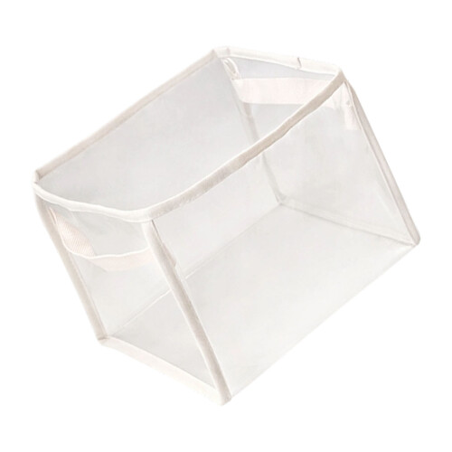 Sac de rangement transparent polyvalent avec poignée robuste,-25