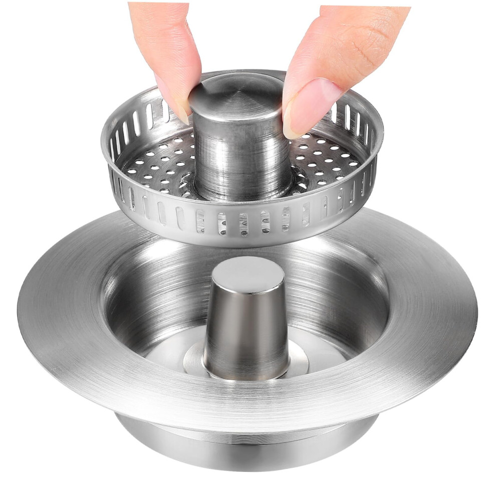 Kitchen Sink Drain Stopper Strainer Basket Sink Plugs For Drain Easy Install 9412369682352