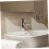 splash guard for washbasin, acrylic 5