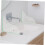 splash guard for washbasin, acrylic 4