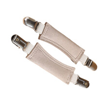 Clips de talon élastiques discrets pour une marche-blanc cassé1