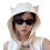 (White) Light weight Breathable Sun Hat New Polyester Strap Pullover Hat Sunscreen Hat for Various Head Circumferences  White 1