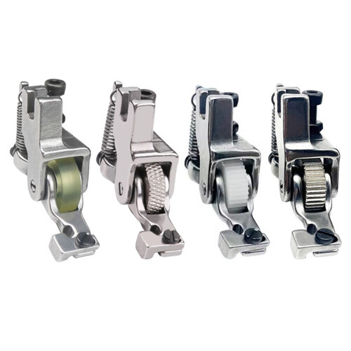 Rolling Presser Foot Adjustable Height Invisible-rubber wheel 1