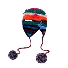(Orange green) Skiing Camping Travel Hat Casual Daily Wear Outdoor Winter Activity Winter Warm Hat for Youth Stylish Females pink purple