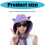 (Purple) Light weight Breathable Sun Hat New Polyester Strap Pullover Hat Sunscreen Hat for Various Head Circumferences  White 3