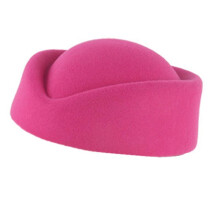 (Rose red) Soft Vintage Beret Hat British Stylish Hat Leather Hat Fashionable Western Hat for Multiple Occasion White