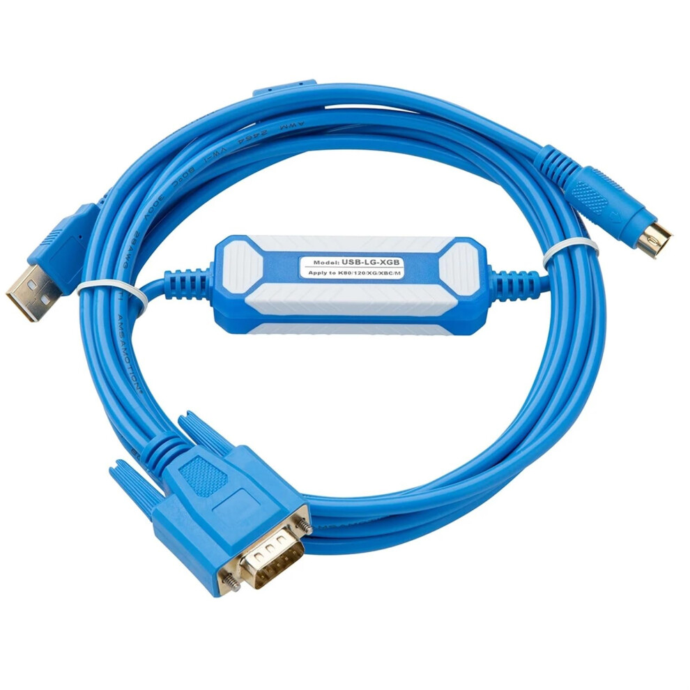 Usblgxgb Suitable For K120s K80s/K200s/K7m Series Plc Programming Data Dowanload Cable (Color : Goldplated Type, Size : 3M) 3M Goldplated Type 9189345767920