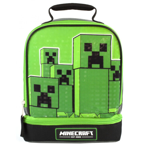 Minecraft Minecraft Zip Creeper Lunch Bag