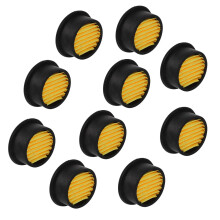 10 Pcs Air Intake Filter Pneumatic Parts Hardware Air Filter Elements Air Compressor Filter Filter Muffler Filter Black