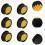 10 Pcs Air Intake Filter Pneumatic Parts Hardware Air Filter Elements Air Compressor Filter Filter Muffler Filter Black 2