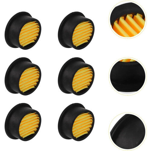 10 Pcs Air Intake Filter Pneumatic Parts Hardware Air Filter Elements Air Compressor Filter Filter Muffler Filter Black 1