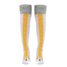 (yellow) Funny Cartoon Creative Chicken Leg Socks Chicken Leg Pattern Socks Fashion Socks Girls Socks Chicken Leg Socks