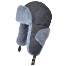 (Gray) Women's Trapper Hat with Ear Flaps Head Warmer Winter Warm Thicken Windproof Fleece Lining Winter Hunting Skiing Hat Pink