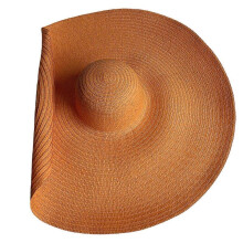 (Orange roll) Holiday Summer Sunshade for Sun Hat Outdoor Beach Oversized Straw Hat Sunscreen Visor Hat Must Have Item for Women Girl Yellow roll