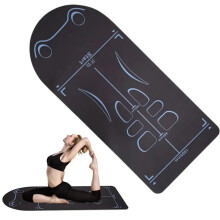AB Roller Wheel Exercise Mat, NonSlip Floor Mat, Extra Long Training Mat for Men and Women