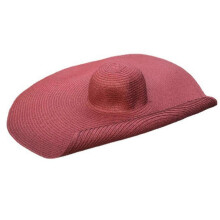 (Jujube red) Holiday Summer Sunshade for Sun Hat Outdoor Beach Oversized Straw Hat Sunscreen Visor Hat Must Have Item for Women Girl Yellow roll