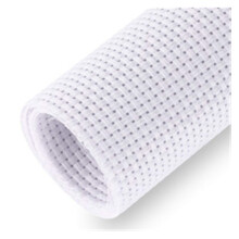 Fabric for Embroidery, Cross Stitch, Aida Cloth 14CT/11CT/9CT, 16CT50x50cm White